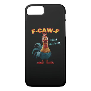 Funny Crow F-Caw-F Humor Gothic iPhone 8/7 Case