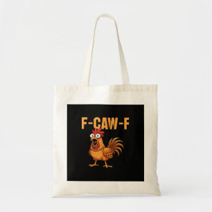 Funny Crow Humor Gothic F-Caw-F Tote Bag