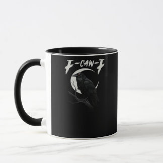 Funny Crow Retro Classic Style Mug