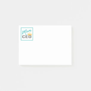 Funny Crown CEO Mum Post-it Notes