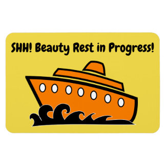Funny Cruise Cabin Door Magnet - Beauty Rest
