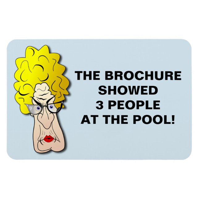 Funny Cruise Cabin Door Magnet - Brochure (Horizontal)