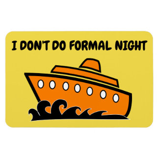 Funny Cruise Cabin Door Magnet - Formal Night
