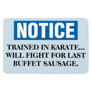 Funny Cruise Cabin Door Magnet - Last Sausage