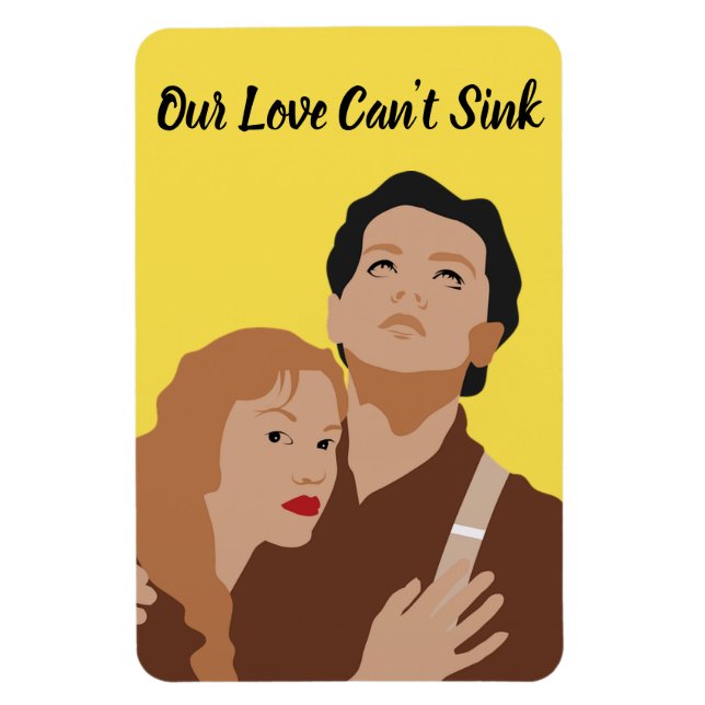 Funny Cruise Cabin Door Magnet - Our Love (Vertical)