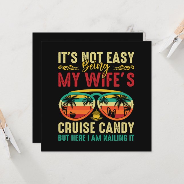 Funny Cruise Candy Husband (Front/Back In Situ)