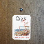 Funny Cruise Door Marker At the Gym Buffet Magnet<br><div class="desc">This design was created though digital art. It may be personalised in the area provide or customising by choosing the click to customise further option and changing the name, initials or words. You may also change the text colour and style or delete the text for an image only design. Contact...</div>