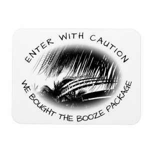 Funny Cruise Door Stateroom Bought Booze Package Magnet