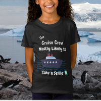 Funny Cruise Kids Take Selfie Personalize