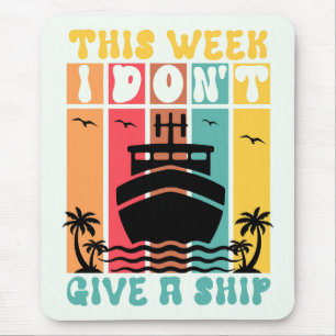 Funny Cruise Mouse Mat