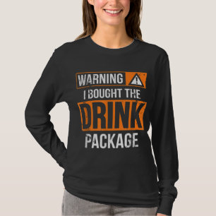 Funny Cruise Ship Caribbean Vacation Drink Package T-Shirt