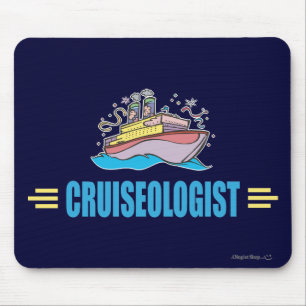 Funny Cruise Ship Mouse Mat
