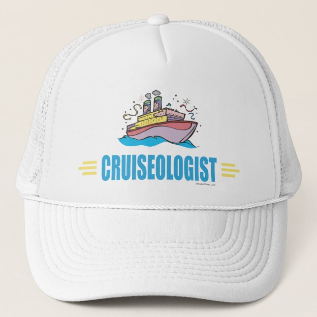 Funny Cruise Ship Trucker Hat (Front)