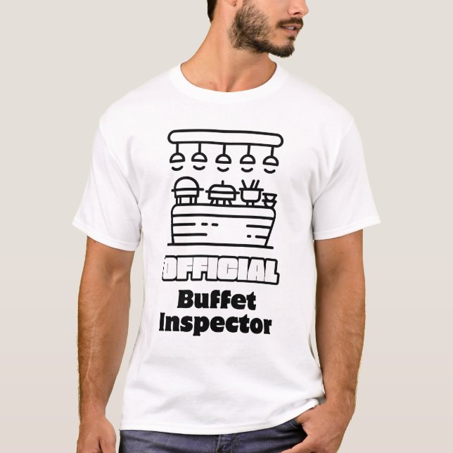 Funny Cruise Shirt : Official Buffet Inspector (Front)