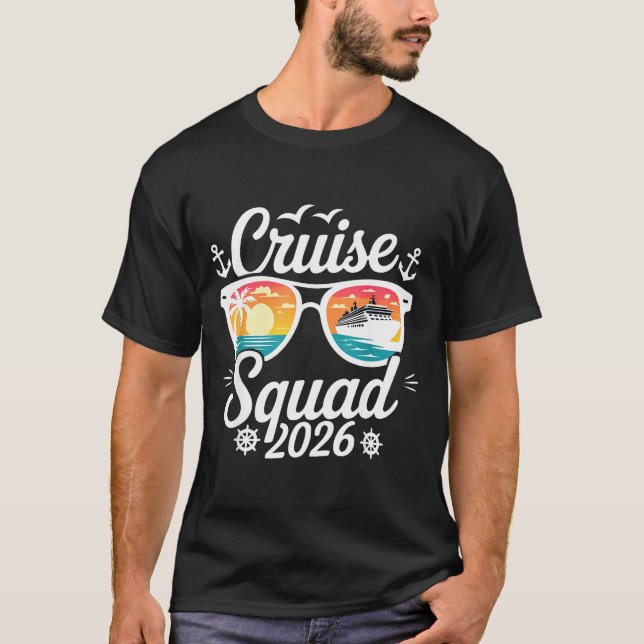 Funny Cruise Squad 2026 Summer Vacation Matching F T-Shirt (Front)