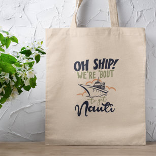 Funny Cruise Trip Vacation Tote Bag