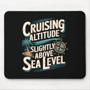 Funny Cruise Vacation Ocean Lovers Nautical Tropic Mouse Mat