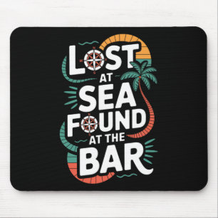Funny Cruise Vacation Ocean Lovers Nautical Tropic Mouse Mat