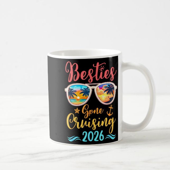 Funny Cruising Friends Squad 2026 Ies Gone Cruisin Coffee Mug (Right)