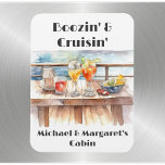 Funny Cruse Door Marker Drinking Humour Magnet<br><div class="desc">This design was created though digital art. It may be personalised in the area provide or customising by choosing the click to customise further option and changing the name, initials or words. You may also change the text colour and style or delete the text for an image only design. Contact...</div>