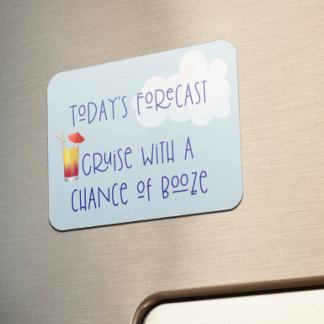 Funny Cruse Door Stateroom Magnet Drinks Cocktails
