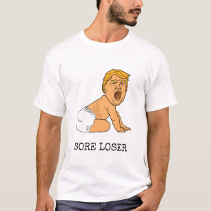 Funny Crying Donald Trump Sore Loser T-Shirt