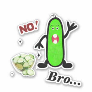 Funny cucumber