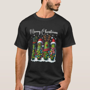 Funny Cucumbers Christmas Pajama Holiday Outfit Pi T-Shirt