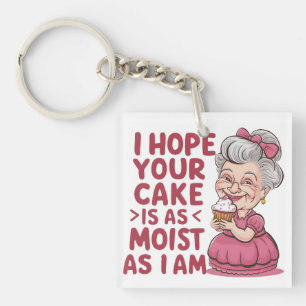 Funny Cupcake Baking Grandma Quotes Cupcake Lover Key Ring