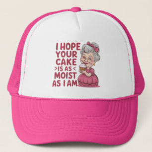Funny Cupcake Baking Grandma Quotes Cupcake Lover Trucker Hat