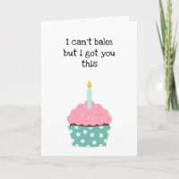 Funny Cupcake Birthday