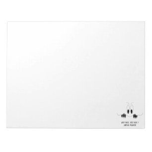 Funny Curiosity Eyes - Smile - Add Your Text/Colou Notepad