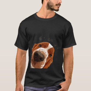 Funny Curious Dog Welsh Springer Spaniel T-Shirt