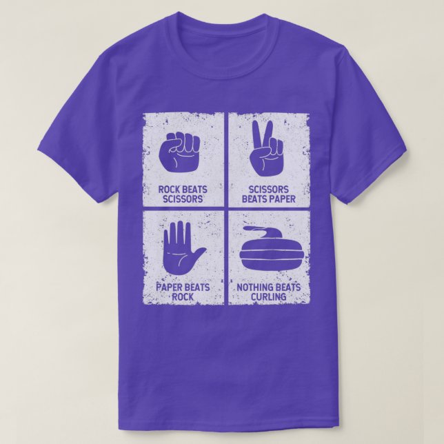 Funny curlers skirts scissors paper T-Shirt (Design Front)