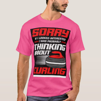 Funny Curling Player Sport Curler Gift  T-Shirt