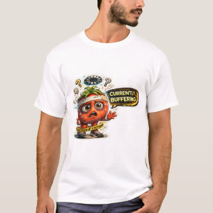 Funny Currently Buffering T-Shirt Retro Sarcasti