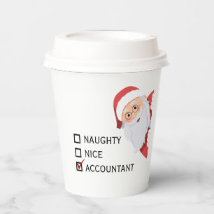 Funny Custom Any Profession Christmas Paper Cups