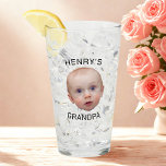 Funny Custom Baby Face Glass<br><div class="desc">Custom Baby Face Coffee Mug, Replace the face of this baby with your favourite photo (make sure to crop as much to the face as possible and use an app to remove the background) and personalise this funny mug with your kid, husband, or boyfriend on it! Also a fun and...</div>