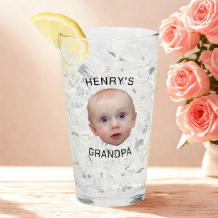 Funny Custom Baby Face  Glass