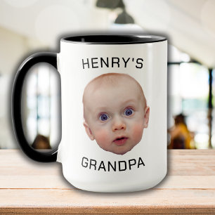 Funny Custom Baby Face  Mug