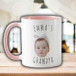 Funny Custom Baby Face Photo  Mug<br><div class="desc">Funny Custom Baby Face Photo Mug, Replace the face of this baby with your favourite photo (make sure to crop as much to the face as possible and use an app to remove the background) and personalise this funny Christmas Holiday mug with your kid, husband, or boyfriend on it! Also...</div>