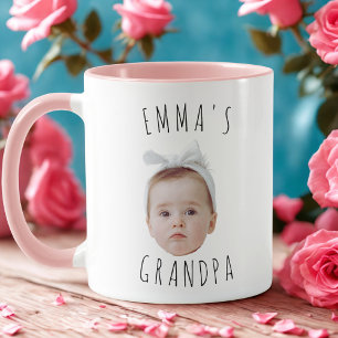 Funny Custom Baby Face Photo Mug