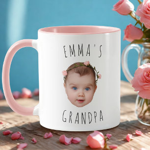 Funny Custom Baby Face Photo  Mug