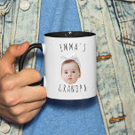 Funny Custom Baby Face Photo  Mug<br><div class="desc">Funny Custom Baby Face Photo Mug, Replace the face of this baby with your favourite photo (make sure to crop as much to the face as possible and use an app to remove the background) and personalise this funny Christmas Holiday mug with your kid, husband, or boyfriend on it! Also...</div>