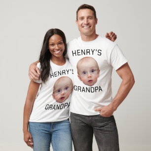 Funny Custom Baby Face  T-Shirt