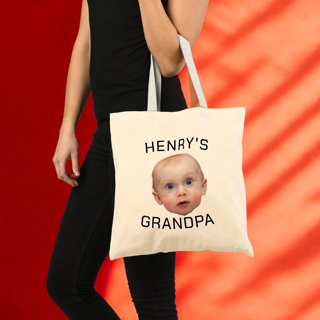 Funny Custom Baby Face  Tote Bag (Creator Uploaded)