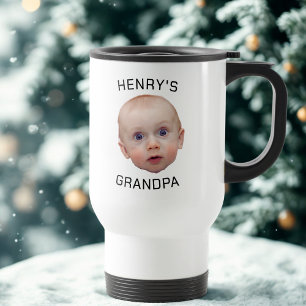 Funny Custom Baby Face  Travel Mug