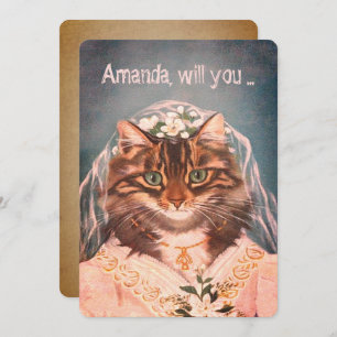 Funny custom be my bridesmaid/maid of honour invitation