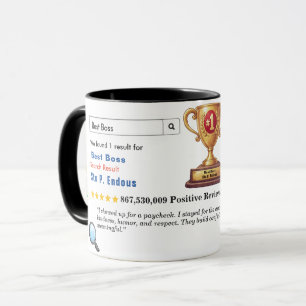 Funny Custom Best Boss Mug