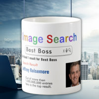 Funny Custom Best Boss Search Gift Mug
